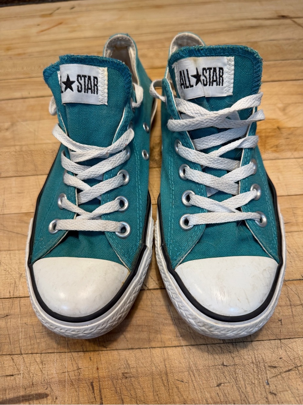 Converse All Star Teal Low-Top Sneakers